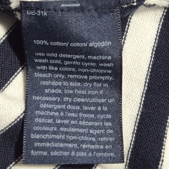 Tommy Hilfiger Petite Womens Navy Classic V Neck Knit Light Sweater Size Small - Picture 7 of 9